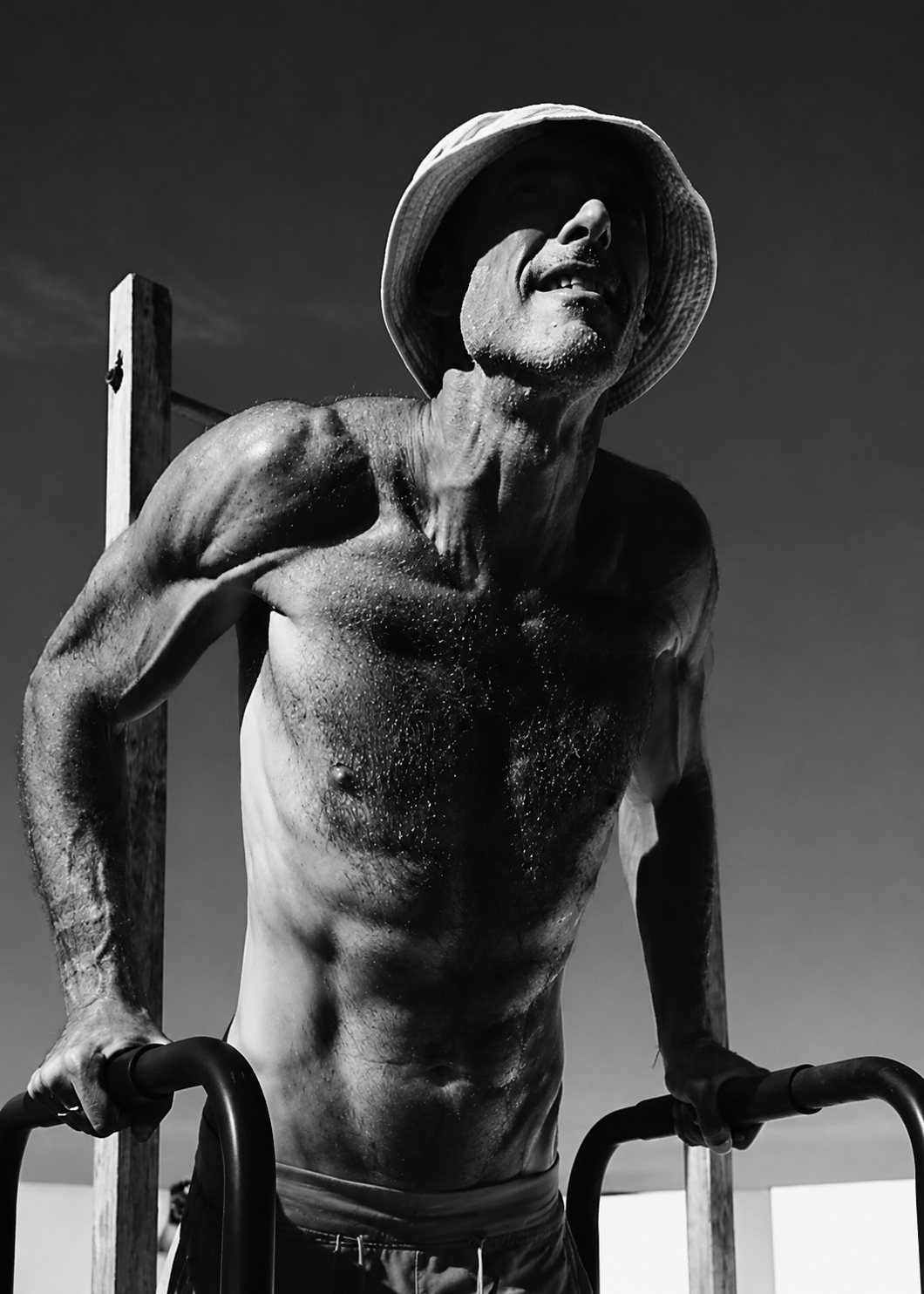 Adam North, founder of 1111%, training at his private luxury longevity and biohacking retreat near Tulum, Mexico